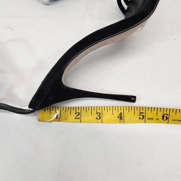 AQUA Women's Infinity Detail High Heel Dress Sandals Jet Crystal/ Black Size 9.5 - Picture 11 of 13